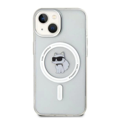 Karl Lagerfeld IML Choupette MagSafe dėklas iPhone 12 / 12 Pro - Permatomas