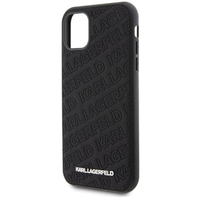 Karl Lagerfeld Quilted K Pattern dėklas skirtas iPhone 11 / Xr - Juodas 5