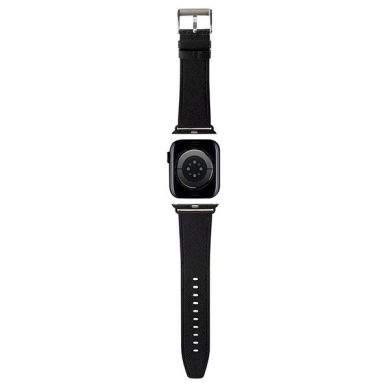 Karl Lagerfeld Saffiano Monogram Apyrankė Apple Watch 38/40/41mm - Juodas 1