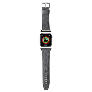 Karl Lagerfeld Saffiano Monogram Apyrankė Apple Watch 38/40/41mm - silver