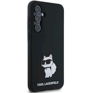 Karl Lagerfeld Silicone Choupette dėklas Samsung Galaxy A35 - Juodas 3