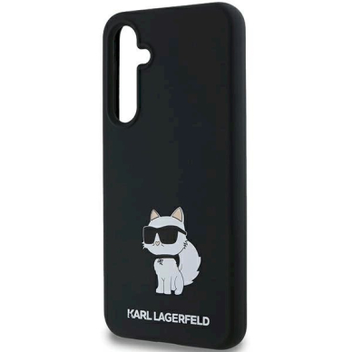 Karl Lagerfeld Silicone Choupette dėklas Samsung Galaxy A35 - Juodas 5