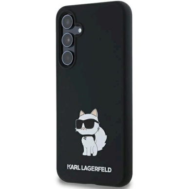 Karl Lagerfeld Silicone Choupette dėklas Samsung Galaxy A55 - Juodas 1