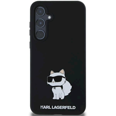 Karl Lagerfeld Silicone Choupette dėklas Samsung Galaxy A55 - Juodas 2