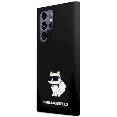 Karl Lagerfeld Silicone Choupette dėklas Samsung Galaxy S24 Ultra - Juodas 1