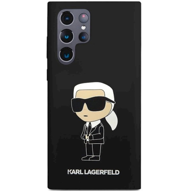 Karl Lagerfeld Silicone Ikonik Dėklas Samsung Galaxy S24 Ultra - Juodas 2