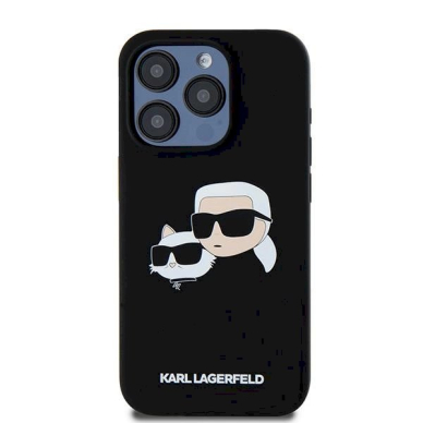 Karl Lagerfeld Silicone Karl Choupette MagSafe dėklas iPhone 15 Pro Max - Juodas 2