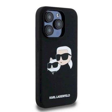 Karl Lagerfeld Silicone Karl Choupette MagSafe dėklas iPhone 15 Pro Max - Juodas 3