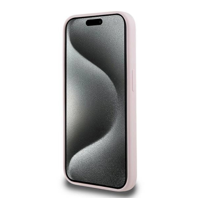 Karl Lagerfeld Silicone Karl Choupette MagSafe dėklas iPhone 15 Pro - Rožinis 4