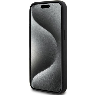 Karl Lagerfeld Silicone Karl Script dėklas skirtas iPhone 15 - Juodas 3