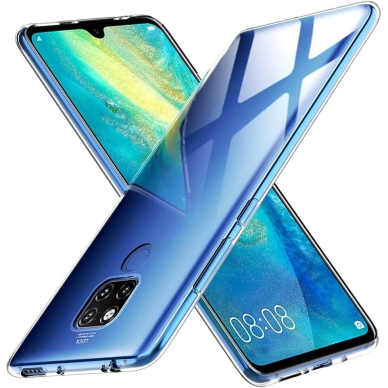 Akcija! Huawei mate 20 DĖKLAS silikonas ULTRA SLIM 0,3MM PERMATOMAS NZXR928