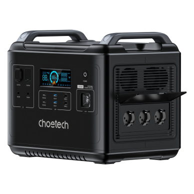 Kilnojama energijos stotis Choetech BS006 Super Mini 2000W Charging Dock Black atsarginis maitinimo šaltinis 2