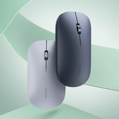 Kompiuterinė pelė Ugreen MU001 Portable Wireless Mouse Juoda 5