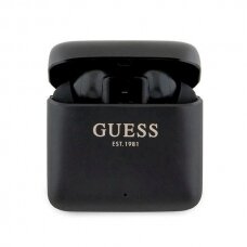 Krepšys Guess bluetooth ausinės GUTWSSU20ALEGK TWS + docking station Juodas Printed Logo