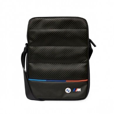 Krepšys BMW Nylon Tricolor BMTB10PUCARTCBK Tablet bag Juodas