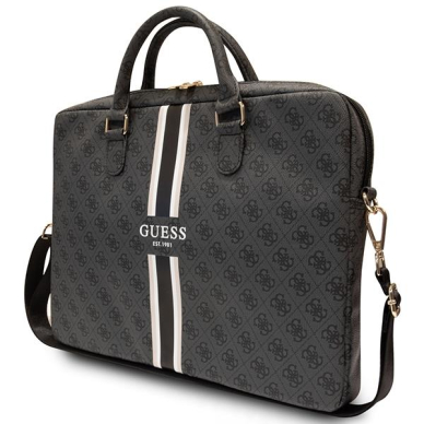 Krepšys Guess Bag 16" Juodas 4G Printed Stripes KOW068 1