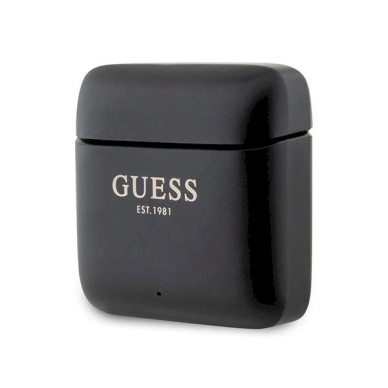 Krepšys Guess bluetooth ausinės GUTWSSU20ALEGK TWS + docking station Juodas Printed Logo 3