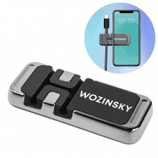 Laikiklis Wozinsky Magnetic Phone Holder with Cable Organizer (WMCDO-B1)