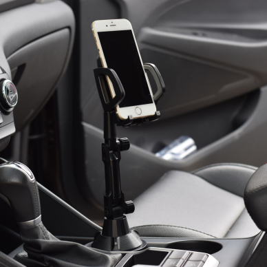 Laikiklis Smartphone car holder for cup Juodas 14