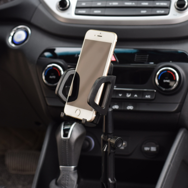 Laikiklis Smartphone car holder for cup Juodas 16