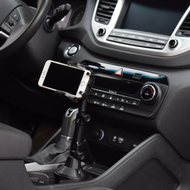 Laikiklis Smartphone car holder for cup Juodas 20