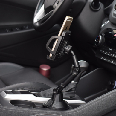 Laikiklis Smartphone car holder for cup Juodas 22