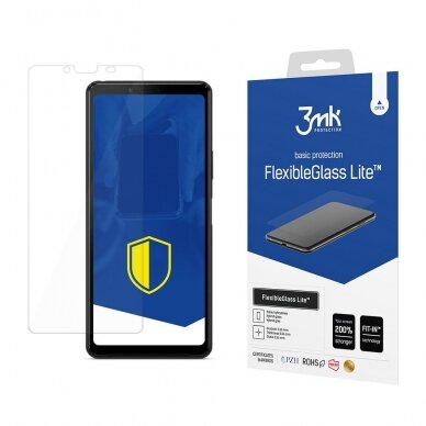 Lankstus apsauginis stiklas 3mk FlexibleGlass Lite Sony Xperia 10 II