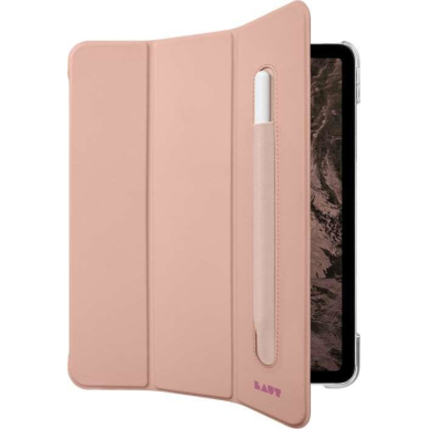 LAUT Huex Folio - Apsauginis dėklas su laikikliu Apple Pencil skirta iPad Pro 12.9  4/5/6G (rose) 1