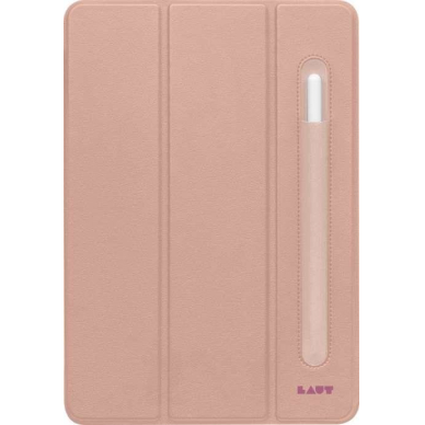 LAUT Huex Folio - Apsauginis dėklas su laikikliu Apple Pencil skirta iPad Pro 12.9  4/5/6G (rose)