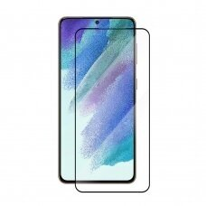 LCD apsauginis stikliukas 2.5D Perfectionists Samsung A546 A54 5G lenktas juodas