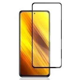 LCD apsauginis stikliukas 5D Full Glue Xiaomi Poco X3/X3 NFC/X3 Pro lenktas juodas