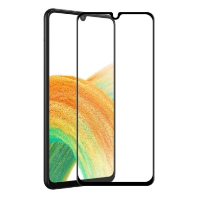 LCD apsauginis stikliukas 2.5D Perfectionists Samsung A336 A33 5G lenktas juodas