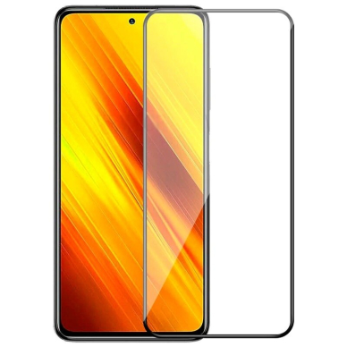 LCD apsauginis stikliukas 2.5D Perfectionists Xiaomi Poco X3/Poco X3 NFC/Poco X3 Pro lenktas juodas  1