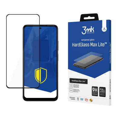 LCD apsauginis stikliukas 3mk Hard Glass Max Lite Xiaomi Redmi Note 12S juodas