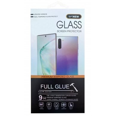 Lcd Apsauginis Stikliukas 5D Cold Carving Samsung A705 A70 Lenktas Juodas  1