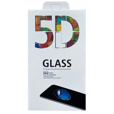 LCD apsauginis stikliukas 5D Full Glue Apple iPhone 15 Pro juodas 1