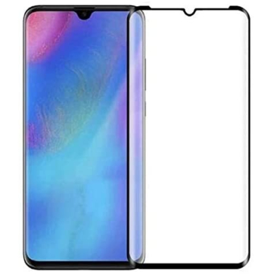 Lcd Apsauginis Stikliukas 5D Full Glue Huawei P30 Lenktas Juodas