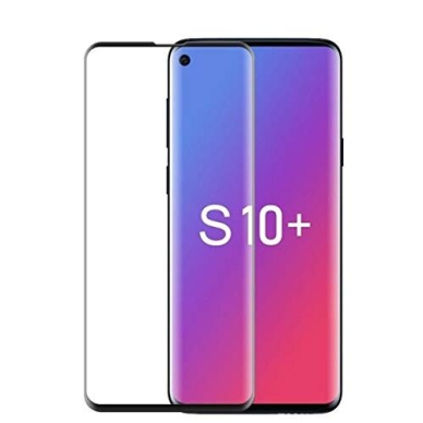 Lcd Apsauginis Stikliukas 5D Full Glue Samsung G975 S10 Plus Lenktas Juodas Be Išpjovimo