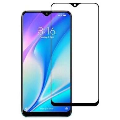 Lcd Apsauginis Stikliukas 5D Full Glue Xiaomi Redmi 9A/9C Lenktas Juodas  UGLX912