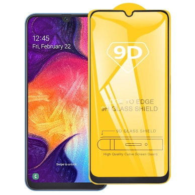 LCD apsauginis stikliukas 9D Full Glue OnePlus Nord N10 5G juodas