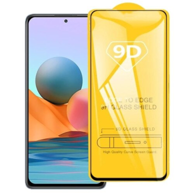 LCD apsauginis stikliukas 9D Full Glue Xiaomi Redmi Note 10 Pro juodas