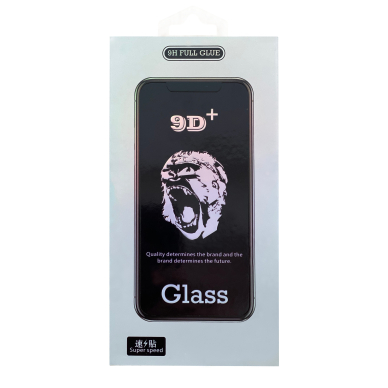 LCD apsauginis stikliukas 9D Gorilla Apple iPhone 16 juodas