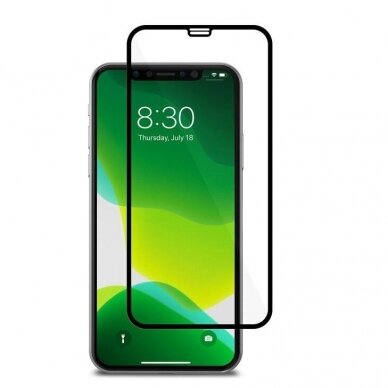 Lcd Apsauginis Stikliukas 9D Gorilla Apple Iphone X/Xs/11 Pro Juodas