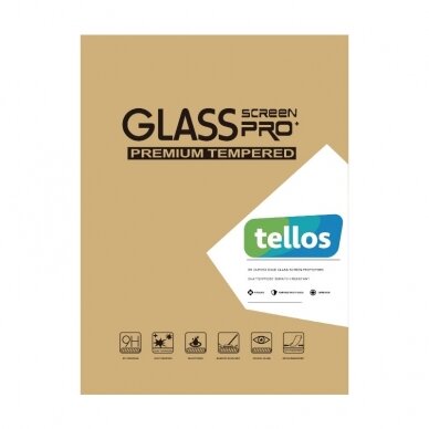 LCD apsauginis stikliukas 9H Tellos Lenovo Tab M10 Plus 3rd Gen TB125FU/TB128FU/TB128XU 10.6