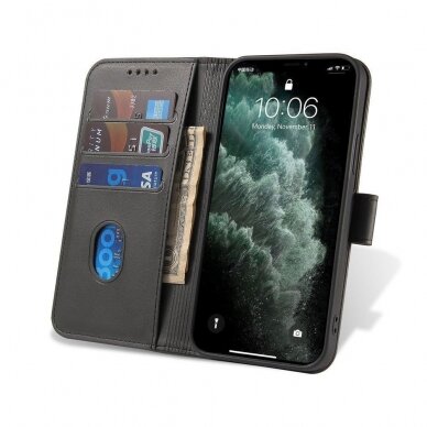 Magnet Case elegant case case cover with a flap and stand function for Motorola Moto G100 / Edge S black 5