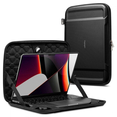 Nešiojamo kompiuterio dėklas Spigen RUGGED ARMOR POUCH 15-16″ juodas 1