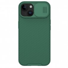 Nillkin CamShield Pro Magnetic Case for iPhone 15 with camera cover - green