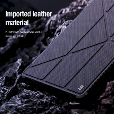 Nillkin Bumper Leather Case Pro Dėklas skirtas Samsung Galaxy Tab S9 - Juodas 14