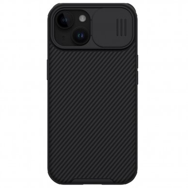 Nillkin CamShield Pro Magnetic Case for iPhone 15 Plus with camera cover - black