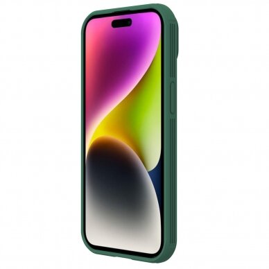 Nillkin CamShield Pro Magnetic Case for iPhone 15 Plus with camera cover - green 3